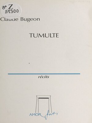 cover image of Tumulte